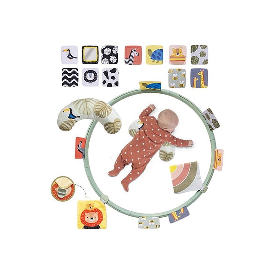 Taf Toys - Tummy time træningsring diam. 90 cm savanne