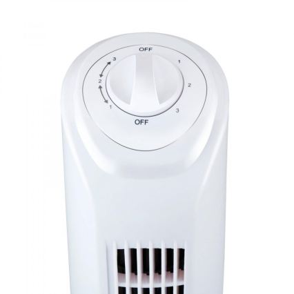 Tårnventilator 45 W/230 V 81 cm hvid