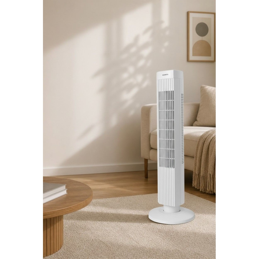 Tårnventilator 50 W/230 V 74,5 cm hvid