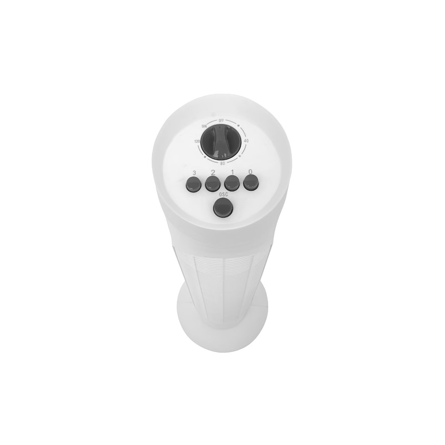 Tårnventilator 50W/230V 83 cm hvid