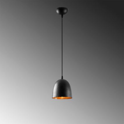 TATTOO pendellampe 1xE27/40W/230V 16 cm sort