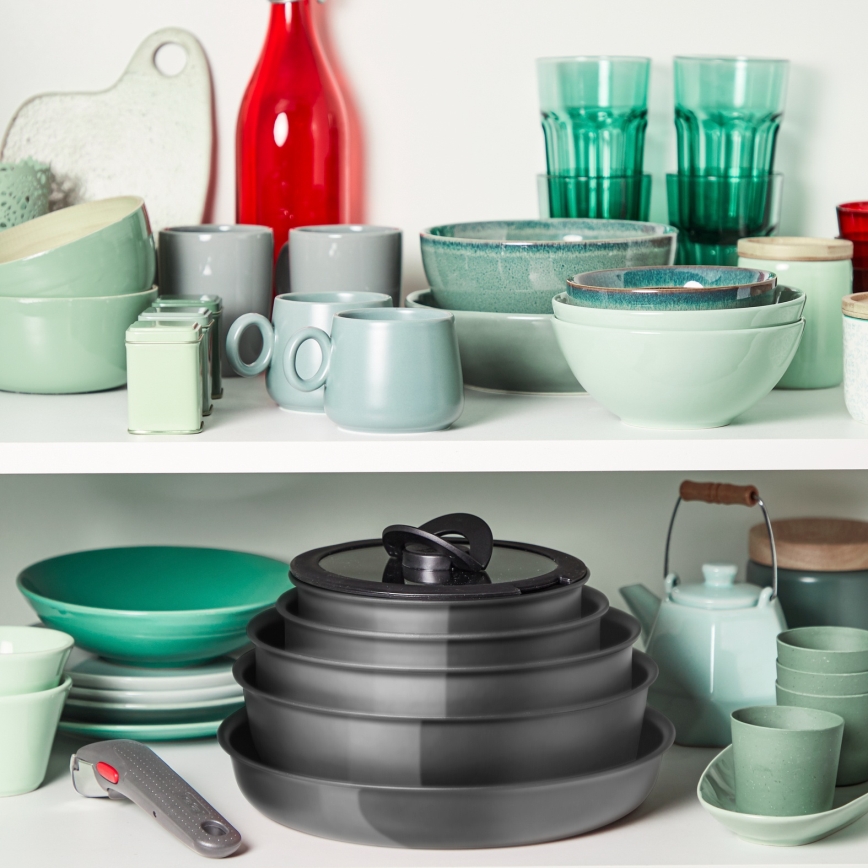 Tefal - 4-delt gryde- og pannesæt INGENIO RENEW