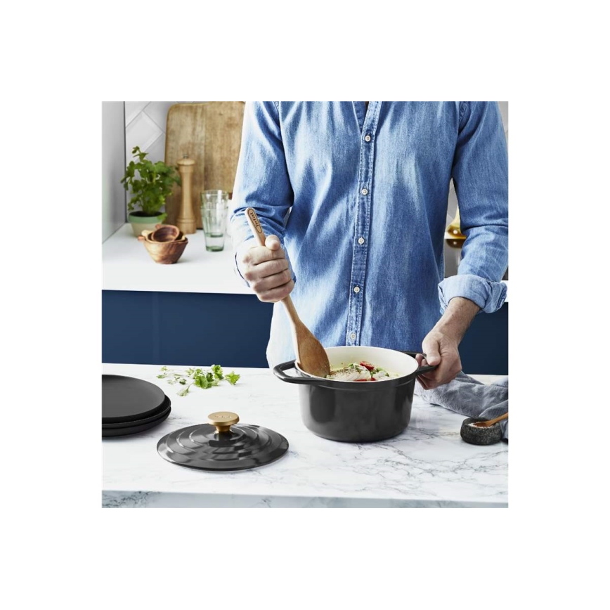 Tefal - Gryde med låg AIR 20 cm antracit