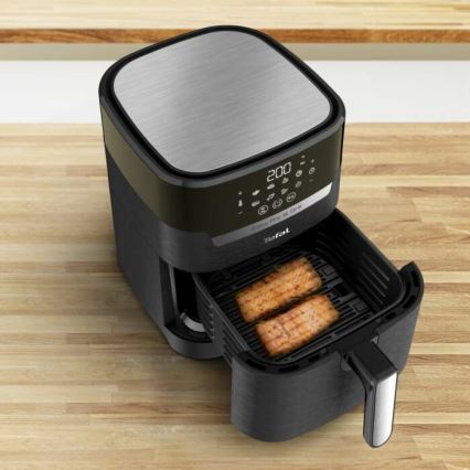 Tefal - Airfryer 4,2 l EASY FRY&GRILL 02.01.2001 1550W/230V sort