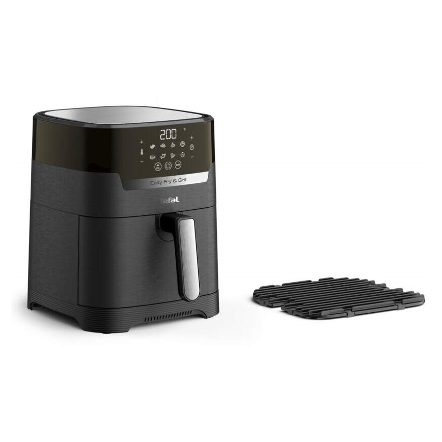 Tefal - Airfryer 4,2 l EASY FRY&GRILL 02.01.2001 1550W/230V sort