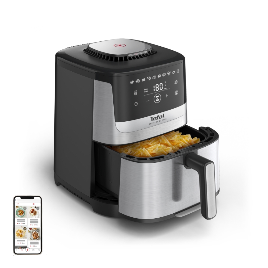 Tefal - Airfryer 5 l EASY FRY SILENCE 10v1 1400-1670W/230V