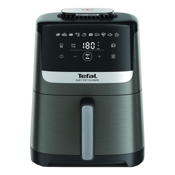 Tefal - Airfryer 5 l EASY FRY SILENCE COAL 1400-1670W/230V