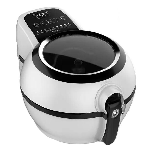 Tefal - Airfryer ACTIFRY GENIUS DUAL MOTION 1,2l 1350W/230V hvid