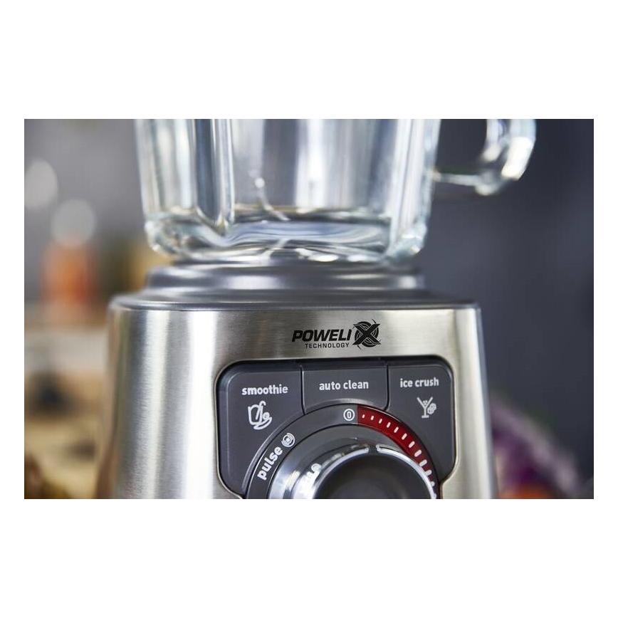 Tefal - Blender 2 l PERFECTMIX+ 1200W/230V mat krom/sort