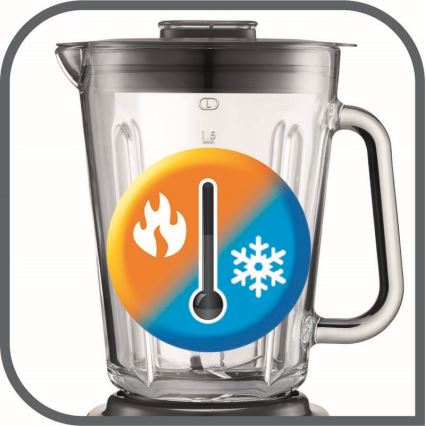 Tefal - Blender 2 l PERFECTMIX+ 1200W/230V mat krom/sort