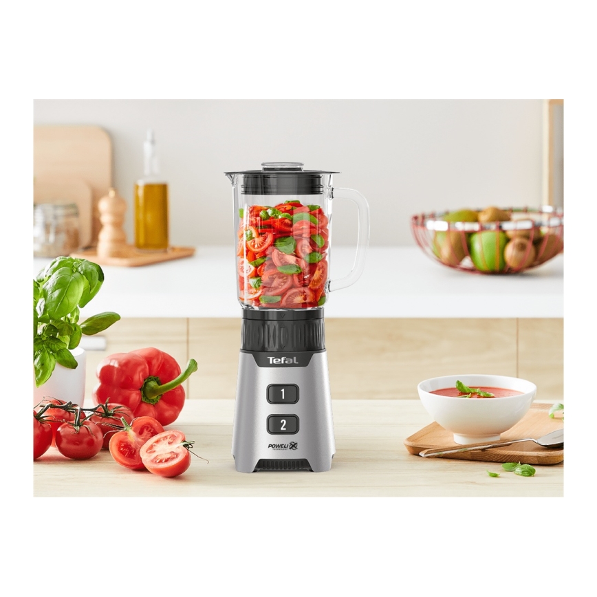 Tefal - Blender BLENDFORCE 400W/230V rustfri/sort