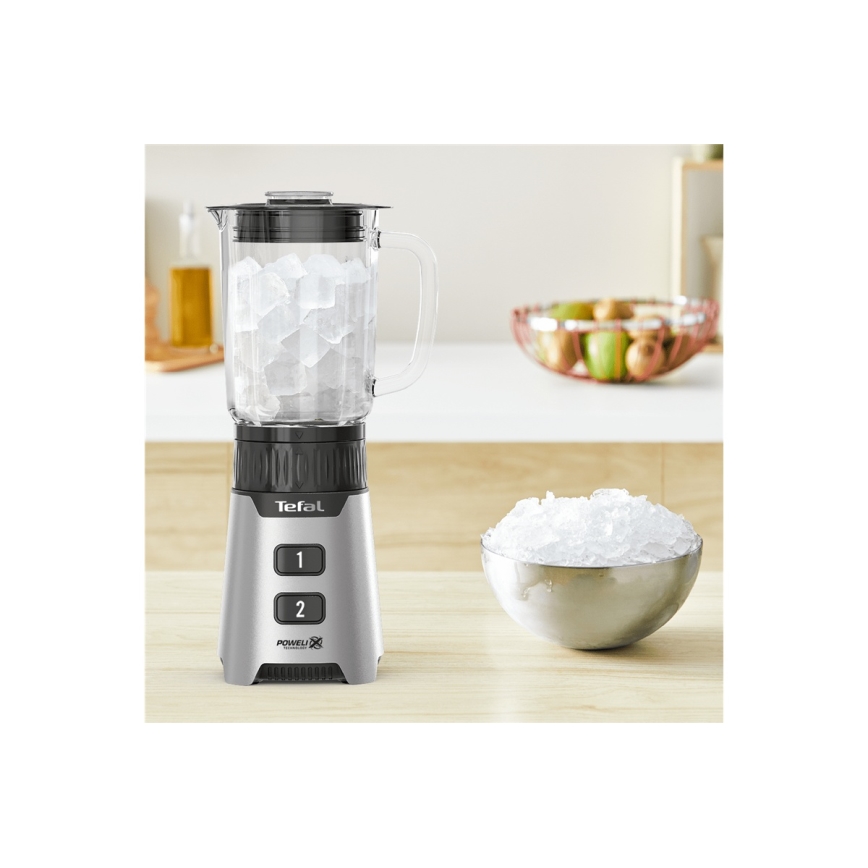 Tefal - Blender BLENDFORCE 400W/230V rustfri/sort