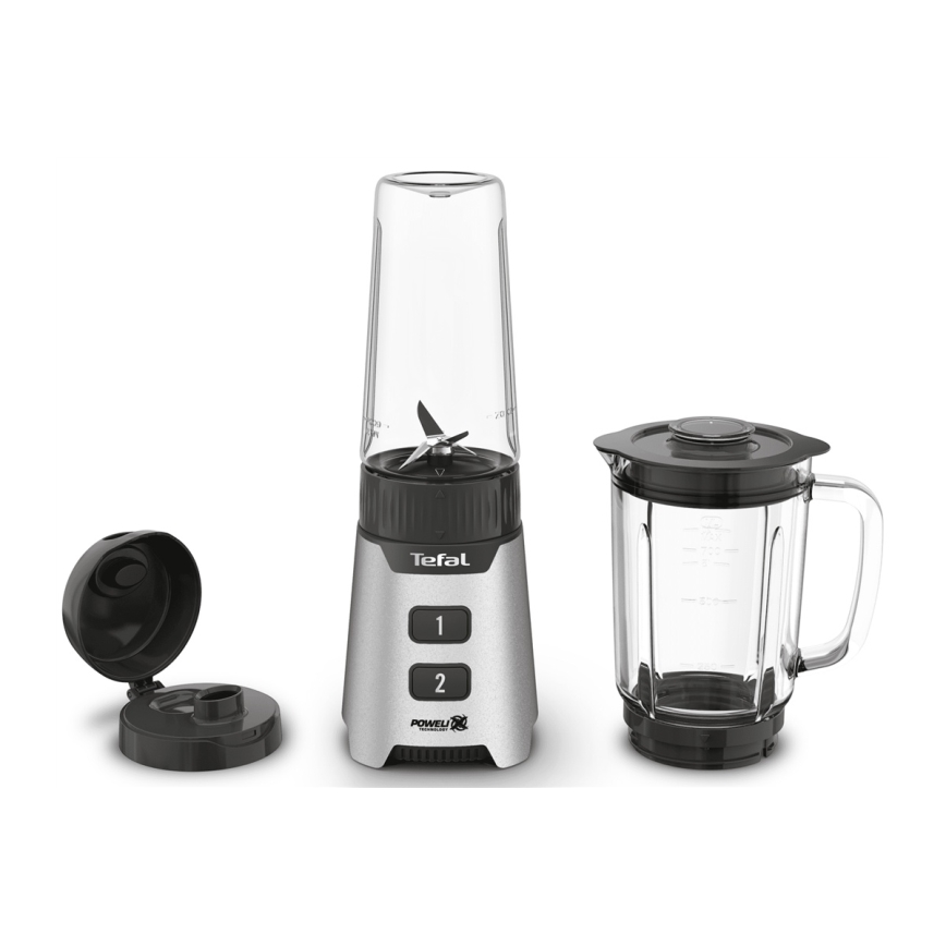 Tefal - Blender BLENDFORCE 400W/230V rustfri/sort