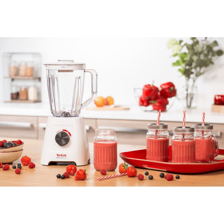 Tefal - Blender BLENDFORCE 600W/230V hvid