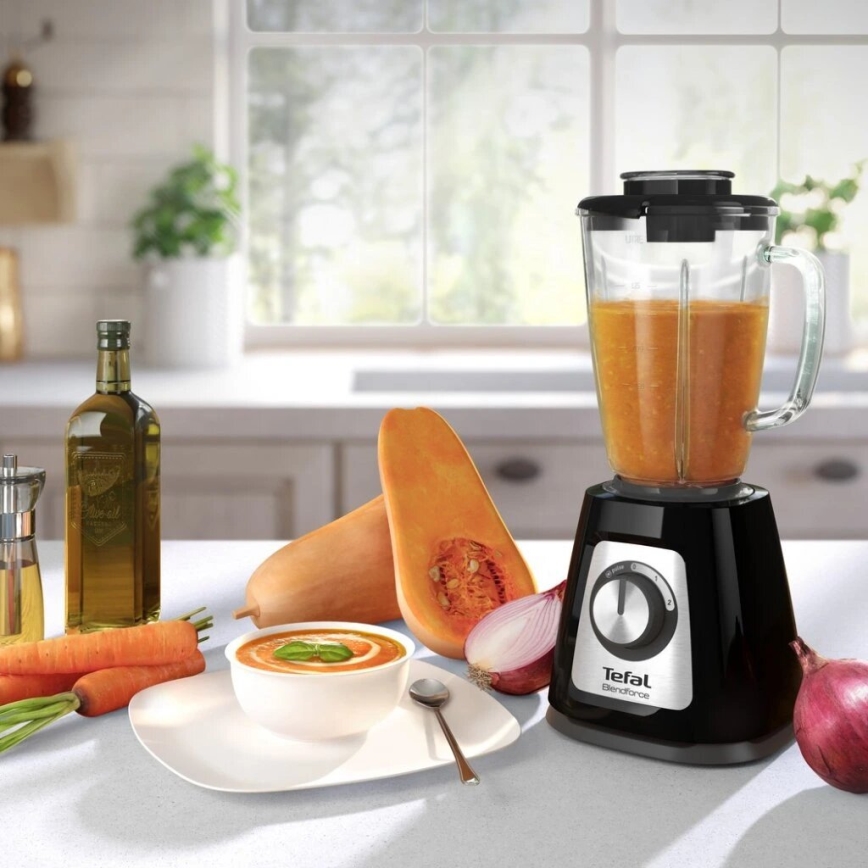 Tefal - Blender BLENDFORCE 800W/230V sort