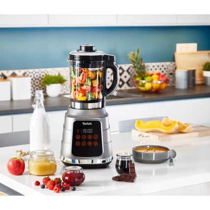 Tefal - Bordblender til madlavning HIGH SPEED ULTRABLEND BOOST 1300W/230V grå