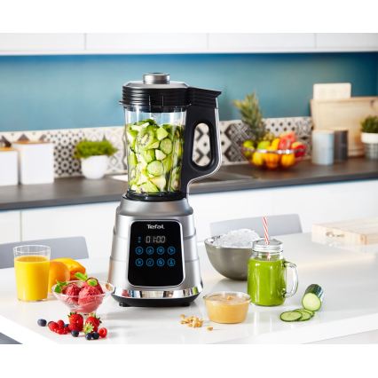 Tefal - Bordblender til madlavning HIGH SPEED ULTRABLEND BOOST 1300W/230V grå