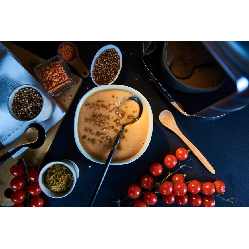 Tefal - Bordblender til madlavning HIGH SPEED ULTRABLEND BOOST 1300W/230V grå