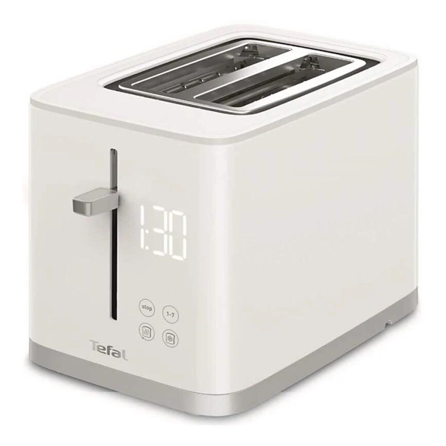 Tefal - Brødrister med 2 åbninger SENSE 850W/230V hvid