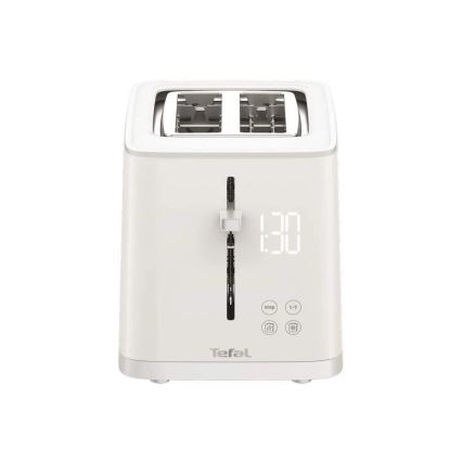 Tefal - Brødrister med 2 åbninger SENSE 850W/230V hvid