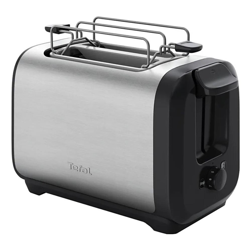 Tefal - Brødrister med 2 åbninger SUBITO 1300W/230V sort/rustfri