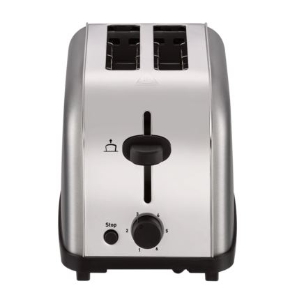 Tefal - Brødrister med 2 åbninger ULTRA MINI 700W/230V krom