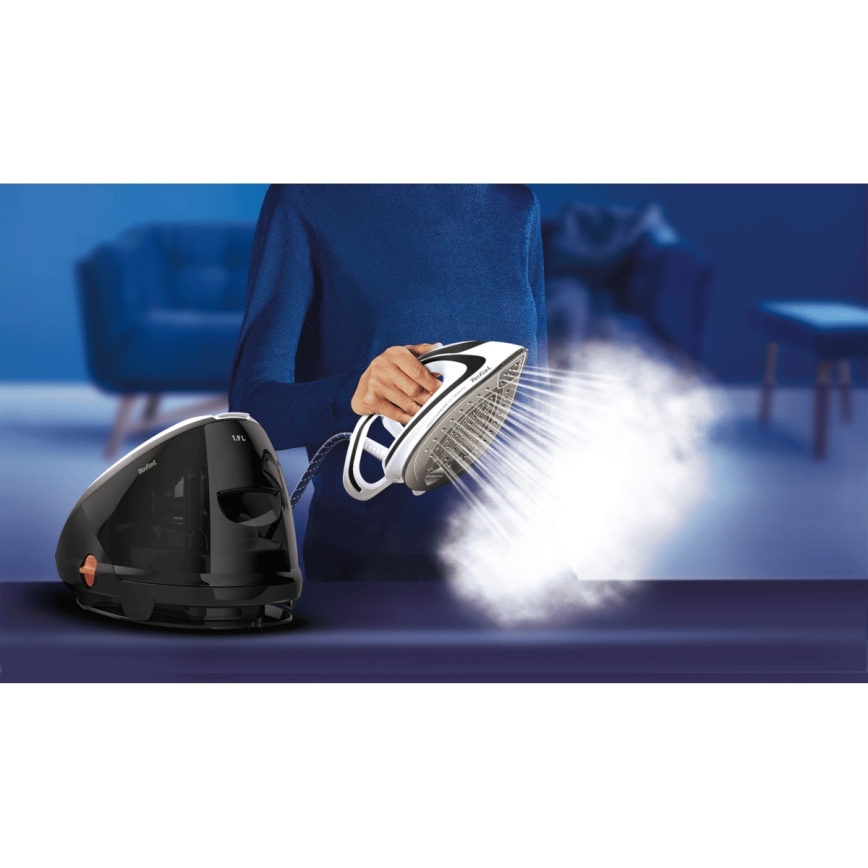 Tefal - Dampgenerator EXPREEE ULTIMATE 2600W/230V sort/hvid