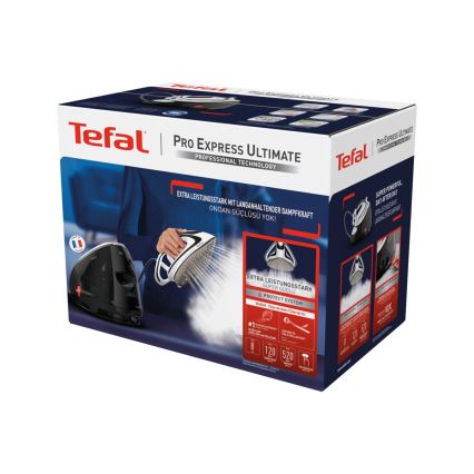 Tefal - Dampgenerator EXPREEE ULTIMATE 2600W/230V sort/hvid