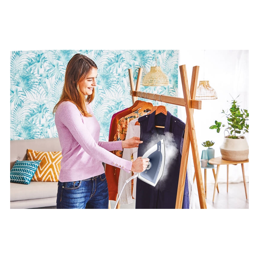 Tefal - Dampgenerator EXPRESS OPTIMAL 2200W/230V blå