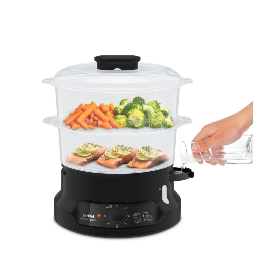 Tefal - Dampkoger 6 l MINI COMPACT 800W/230V