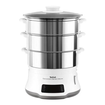 Tefal - Dampkoger CONVENIENT SERIES DELUXE 9l 900W/230V rustfri