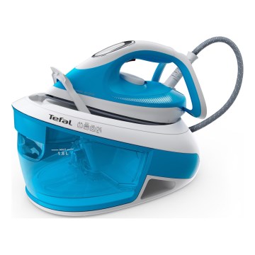 Tefal - Dampstation EXPRESS AIRGLIDE 2800W/230V blå
