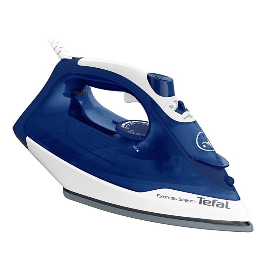 Tefal - Dampstrygejern EXPRESS STEAM 2400W/230V blå