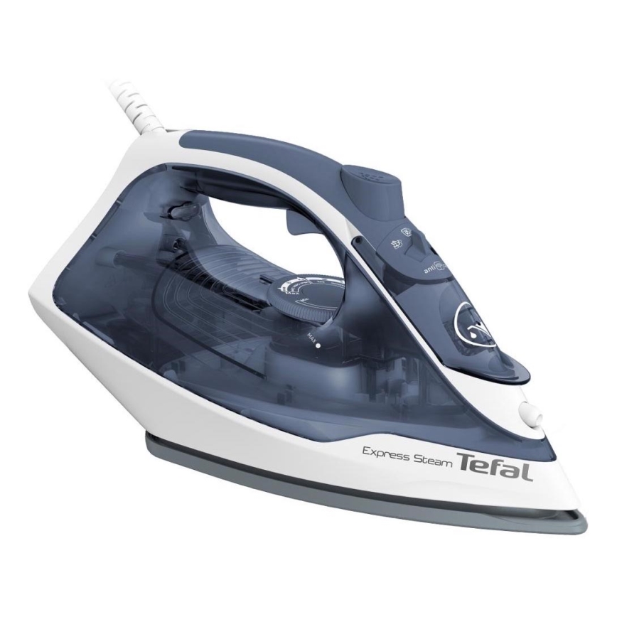 Tefal - Dampstrygejern EXPRESS STEAM 2400W/230V hvid/blå