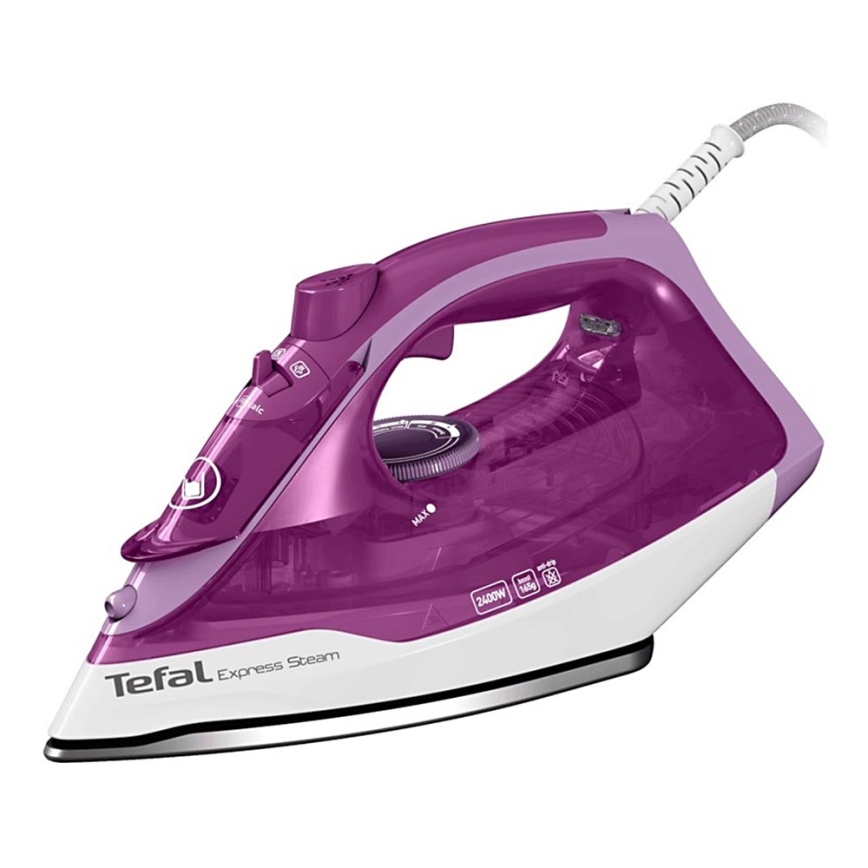 Tefal - Dampstrygejern EXPRESS STEAM 2400W/230V lilla