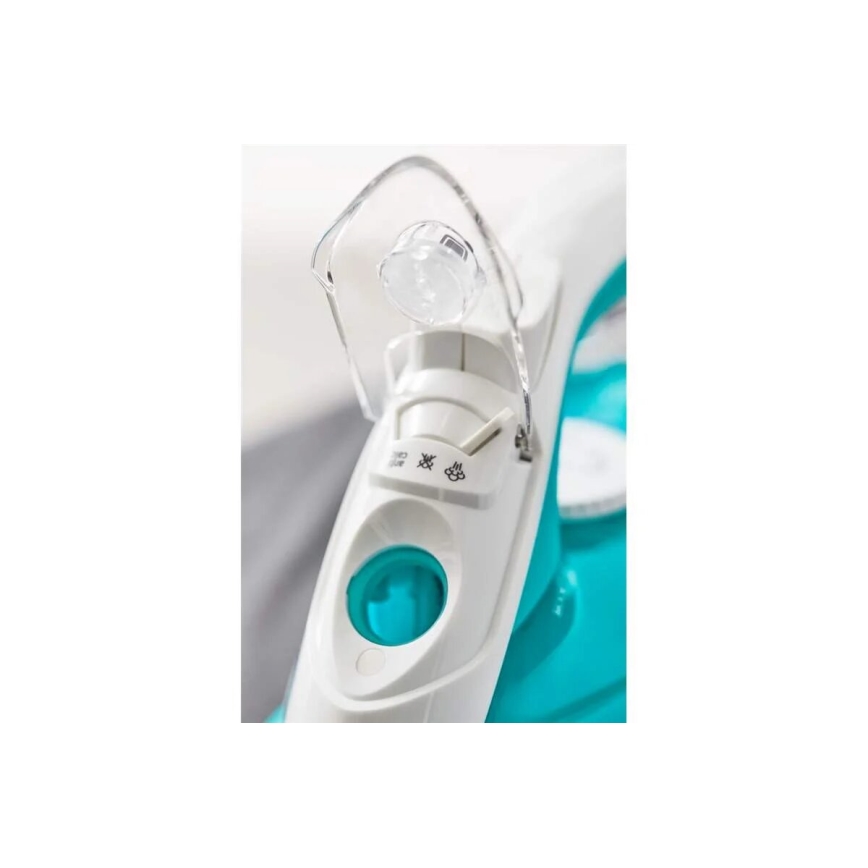 Tefal - Dampstrygejern FREEMOVE AIR 2400W/230V hvid/turkis