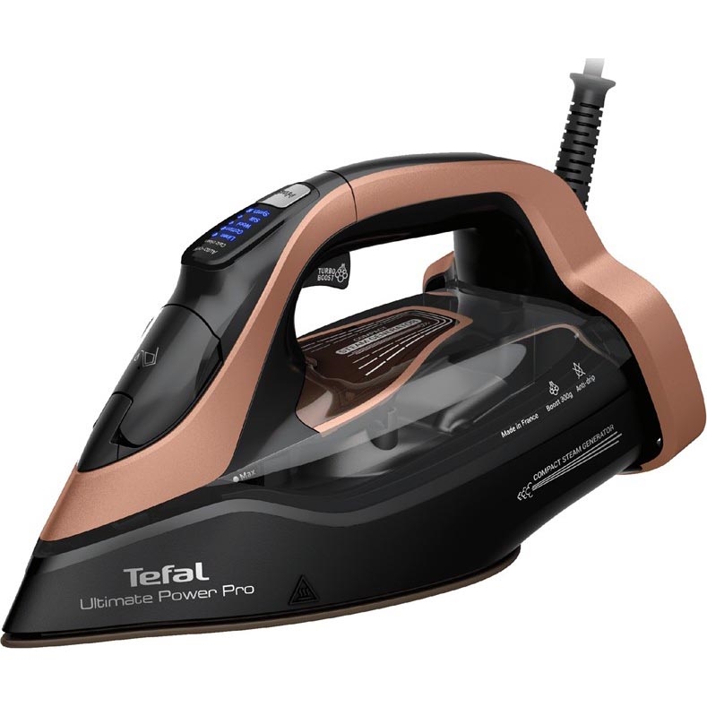 Tefal - Dampstrygejern ULTIMATE POWER 3200W/230V kobber/sort
