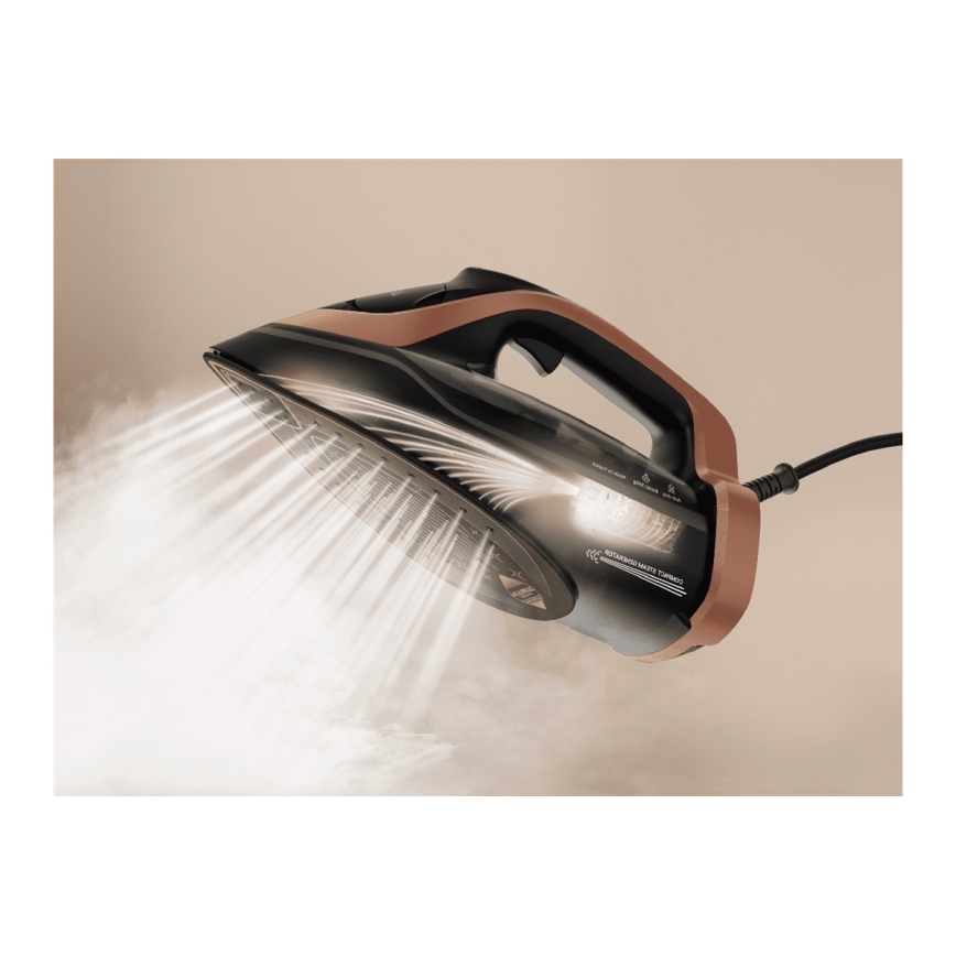 Tefal - Dampstrygejern ULTIMATE POWER 3200W/230V kobber/sort