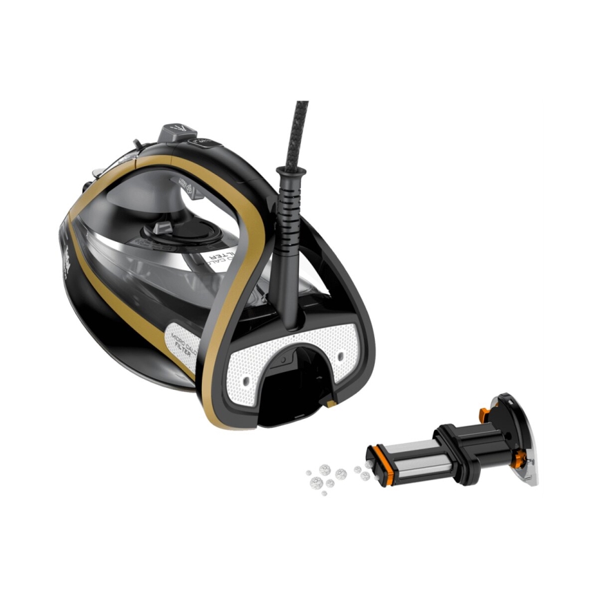 Tefal - Dampstrygejern ULTIMATE PURE 3000W/230V guldfarvet/sort