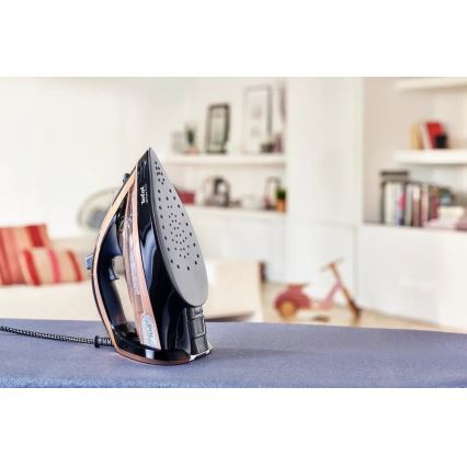 Tefal - Dampstrygejern ULTIMATE PURE 3000W/230V kobber/sort