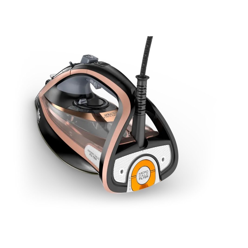 Tefal - Dampstrygejern ULTIMATE PURE 3000W/230V kobber/sort