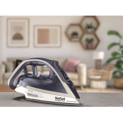 Tefal - Dampstrygejern ULTRAGLISS PLUS 2800W/230V blå