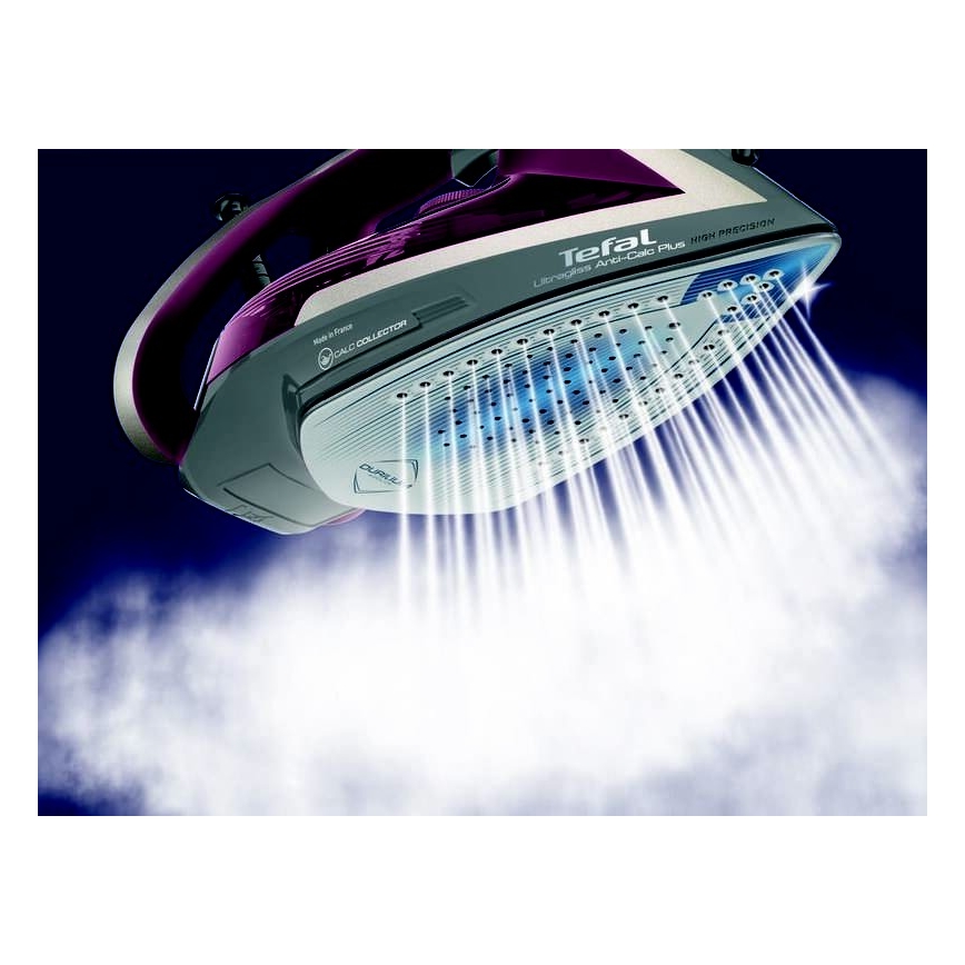 Tefal - Dampstrygejern ULTRAGLISS PLUS 2800W/230V bordeauxfarvet/grå