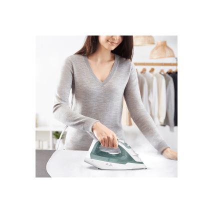 Tefal - Dampstrygejern VIRTUO 2000W/230V grøn