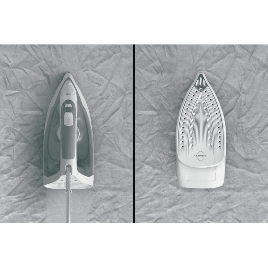 Tefal - Dampstrygejern VIRTUO 2000W/230V grøn