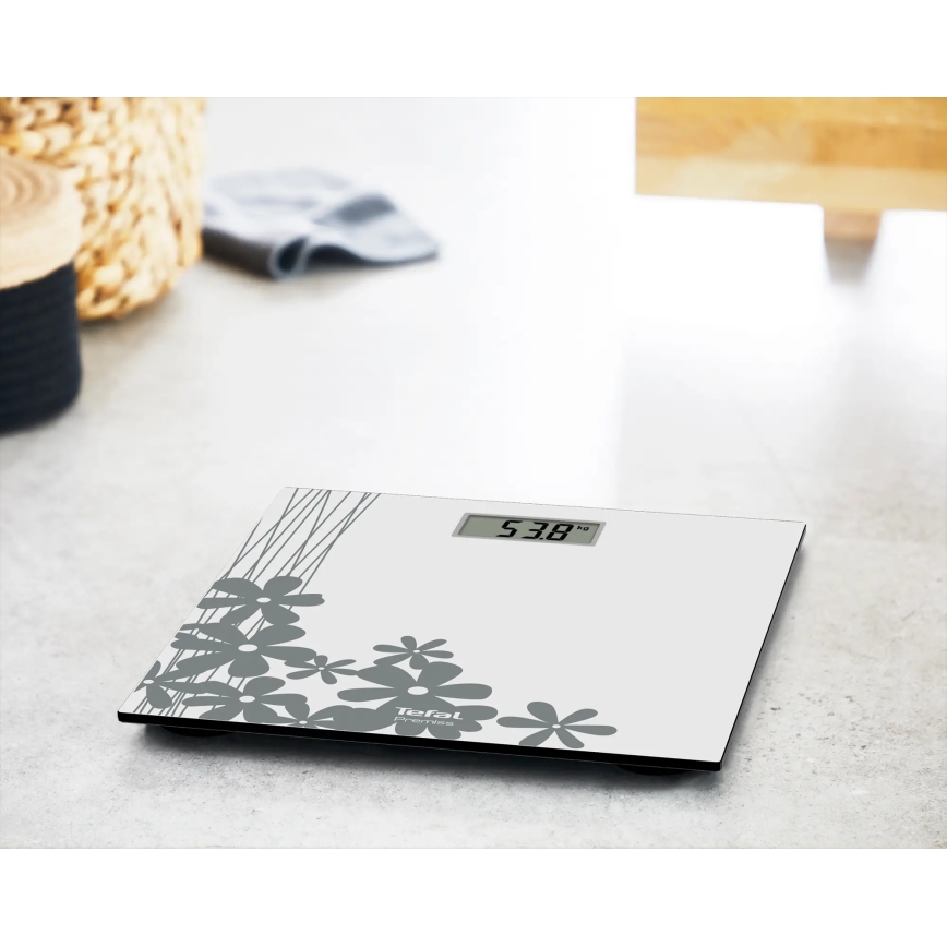 Tefal - Digital badevægt PREMISS 1xCR2032 grå