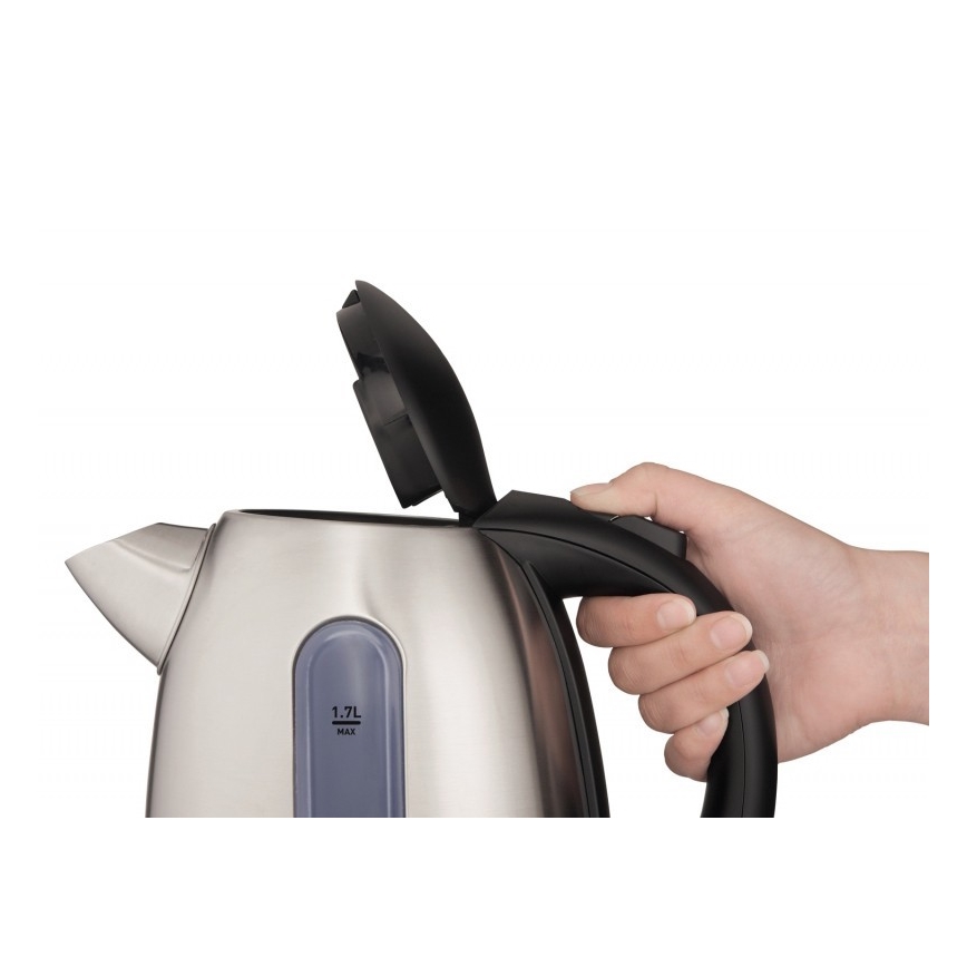 Tefal - Elkedel EXPRESS 1,7 l 2400W/230V mat krom