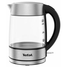 Tefal - Elkedel GLASS 1,7 l  2200W/230V krom