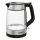 Tefal - Elkedel GLASS 1,7 l 2200W/230V sort/rustfri