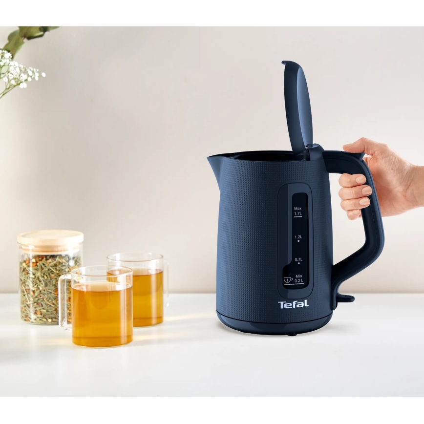 Tefal - Elkedel MORNING 1,7 l 2400W/230V blå